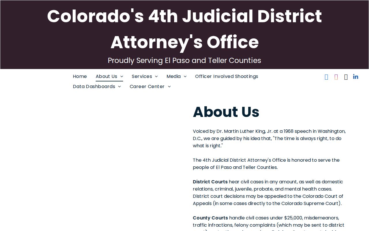 El Paso County arrest records and court charges District Attorney source