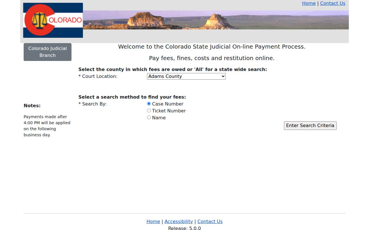 El Paso County court dockets Colorado Judicial Branch docket search