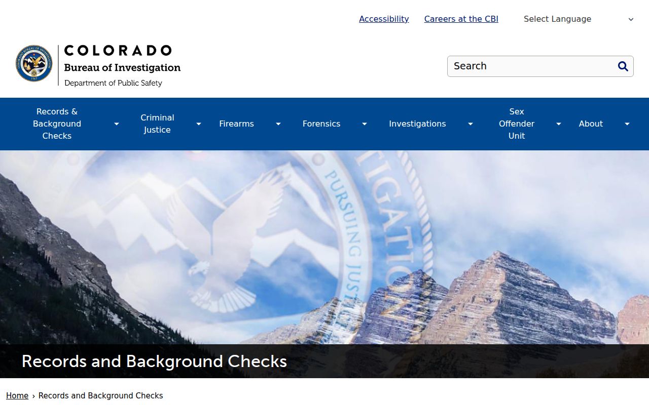 El Paso County court records and Colorado CBI background check access