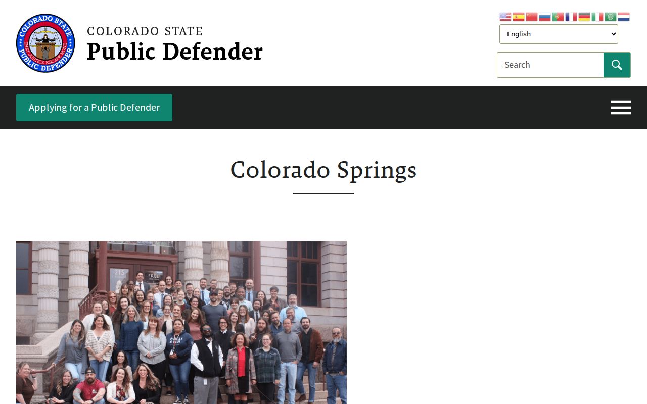 El Paso County court records Colorado Springs Public Defender source
