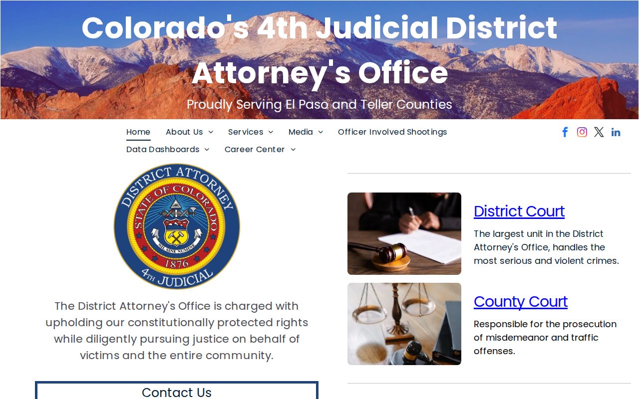 El Paso County court records Fourth Judicial District Attorney source