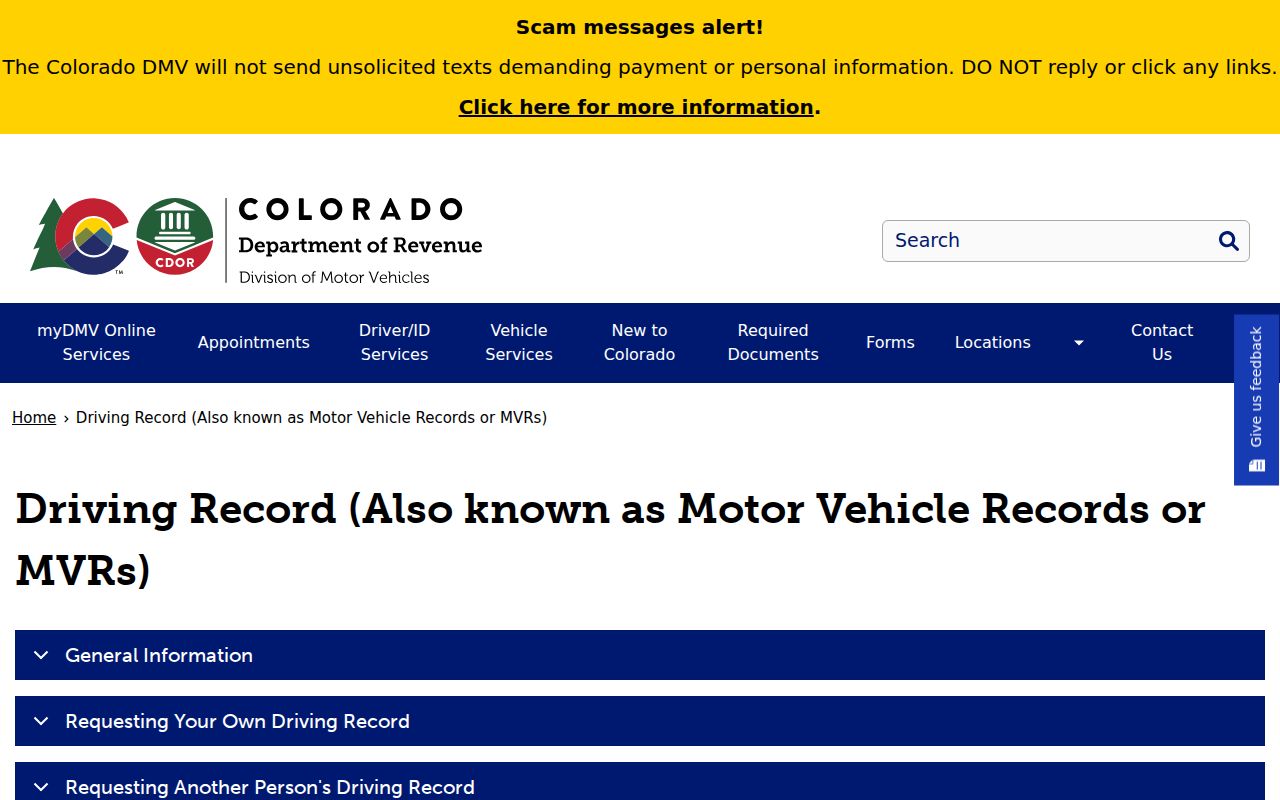 El Paso County warrant records DMV motor vehicle record source