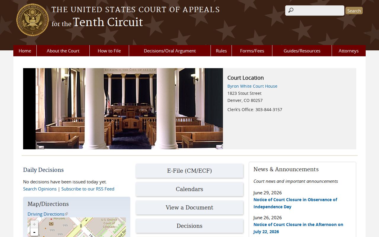 El Paso County warrant records federal Tenth Circuit source